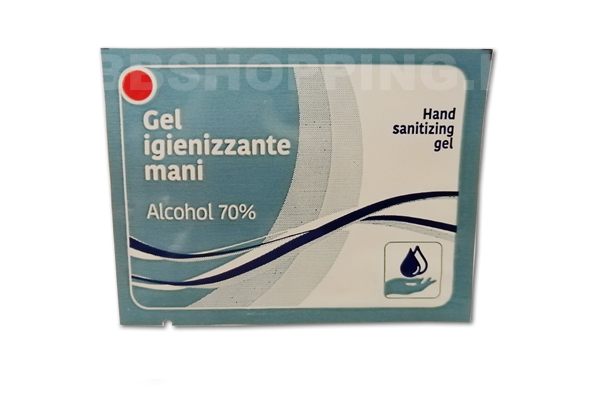 Bustina gel igienizzante mani senza risciacquo 3 ml - Salviettine monouso